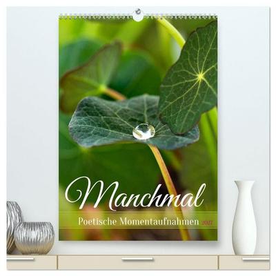 Manchmal - Poetische Momentaufnahmen (hochwertiger Premium Wandkalender 2027 DIN A2 hoch), Kunstdruck in Hochglanz