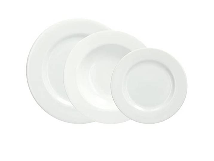 Tognana Ambiente, Tafelservice für 6 Personen, 18-teilig, Porzellan, Weiß