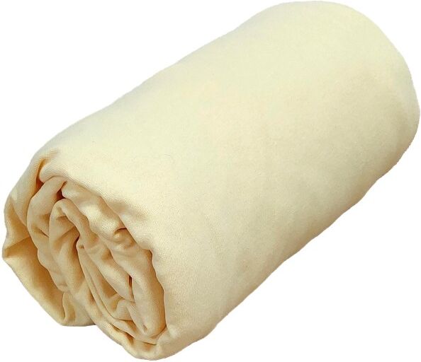 Tradilinge Drap housse jersey 100% coton JAUNE