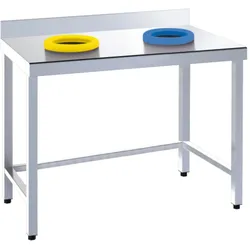 EURAST - Recyclingtisch 2 abnehmbare ringe - 1200x600x850 mm - 101062RM