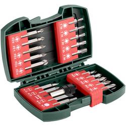 Metabo 630454000 Bit-Set 20teilig Schlitz, Kreuzschlitz Phillips, Kreuzschlitz Pozidriv, Innen-Sechskant, Innen-Sechsrund (TX)