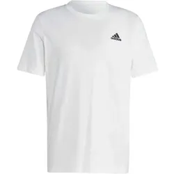 ADIDAS Herren Shirt Essentials Single Jersey Embroidered Small Logo, Größe XXL in Weiß Weiß