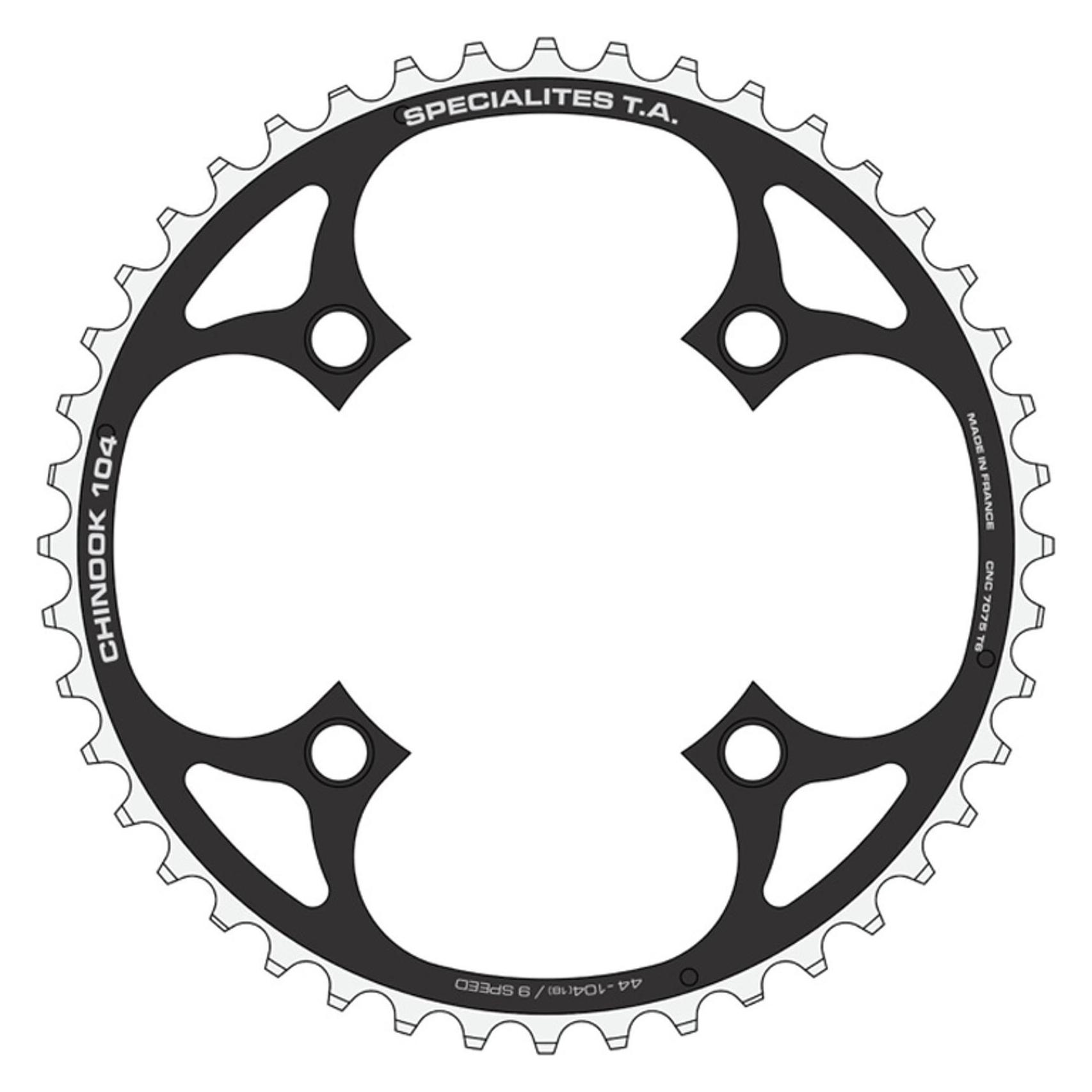 Ta Kettenblatt Chinook, 4-Arm, aussen, 104 mm Lochkreis, 18 mm Aufnahme (48) (539947)