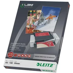 Leitz, Laminierfolie, Laminiertaschen (A3, 175 μm)