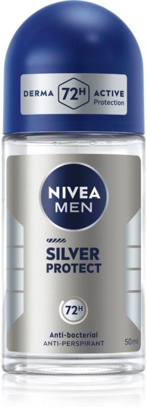 NIVEA MEN Silver Protect Antitranspirant Deoroller für Herren 50 ml