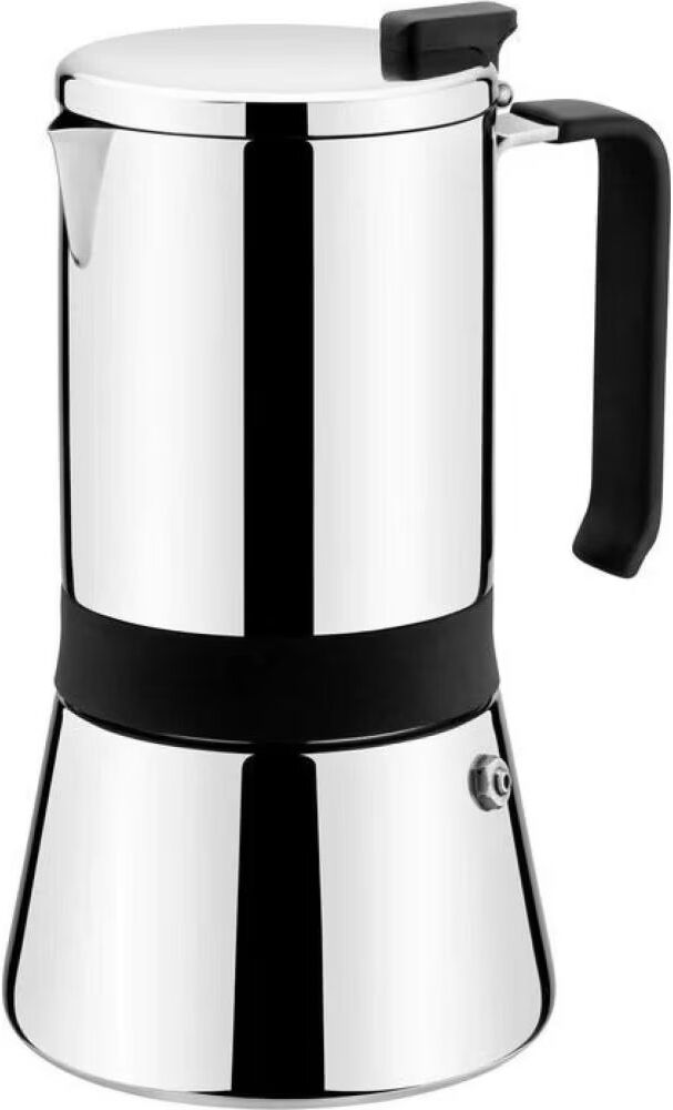 Cafetera Italiana Monix De Acero Inoxidable Plateada Plateado 6 Tazas Unisex