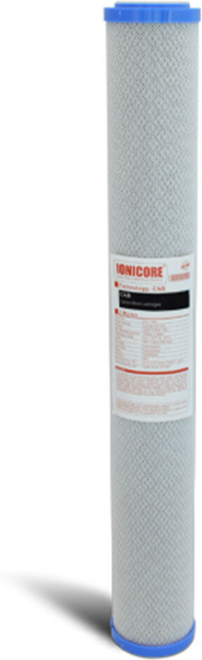 Ionicore Cartuccia Filtro Carbon Block 2,5"X20" - 5 Micron (Or)
