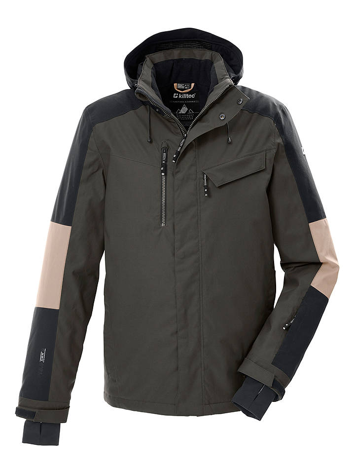 Killtec Ski-/ Snowboardjacke in Khaki - M