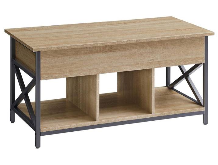 Table basse industrielle Sonoma avec plateau relevable
