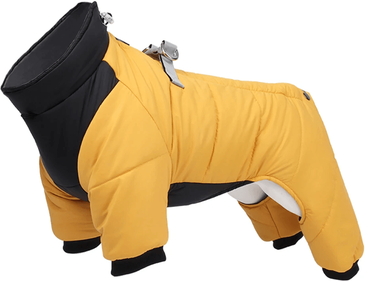 Inspire Essentials WarmPup Waterproof Winter Jacket For Small & Medium Dogs 2xl yellow