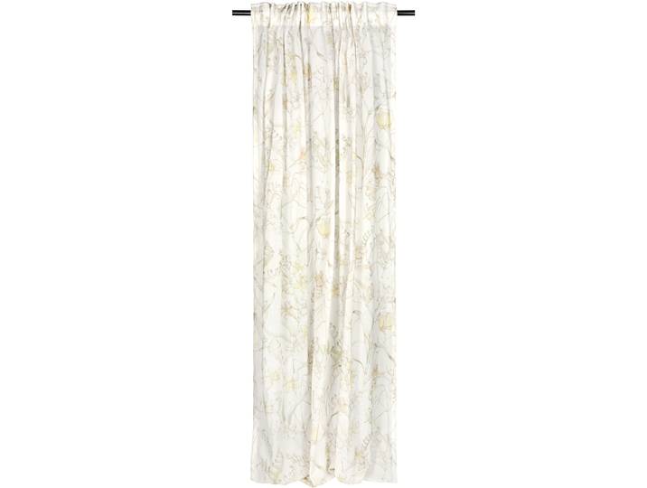 Gardine Lovely , weiss (lindgrün), B:135cm H:250cm, Baumwolle, Polyester, SCHÖNER WOHNEN-KOLLEKTION, Gardinen, Gardine, Vorhang aus weich fliessendem, lichtdurchlässigem Material