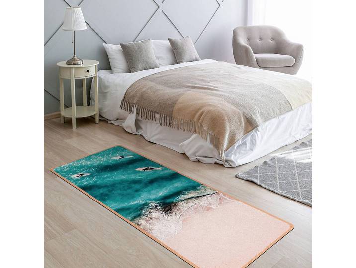home24 Loper/yogamat Plezier 183 x 61cm blauw