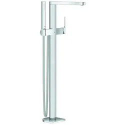 GROHE Plus Einhand-Wannenbatterie, freistehend, Ausladung 282mm, Höhe 861-965mm, mit Brausegarnitur, 23846003, Farbe: Chrom
