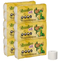 dundee Toilettenpapier soft 4-lagig, 48 Rollen