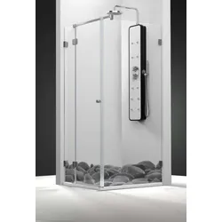 Profiltek Dekordusche New Glas Drehtür an Nebenteil.. - Duschkabine