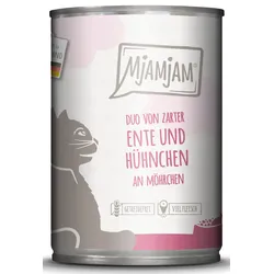 MjAMjAM DUO von zarter Ente & saftigem Hühnchen an Möhrchen 6x400 g