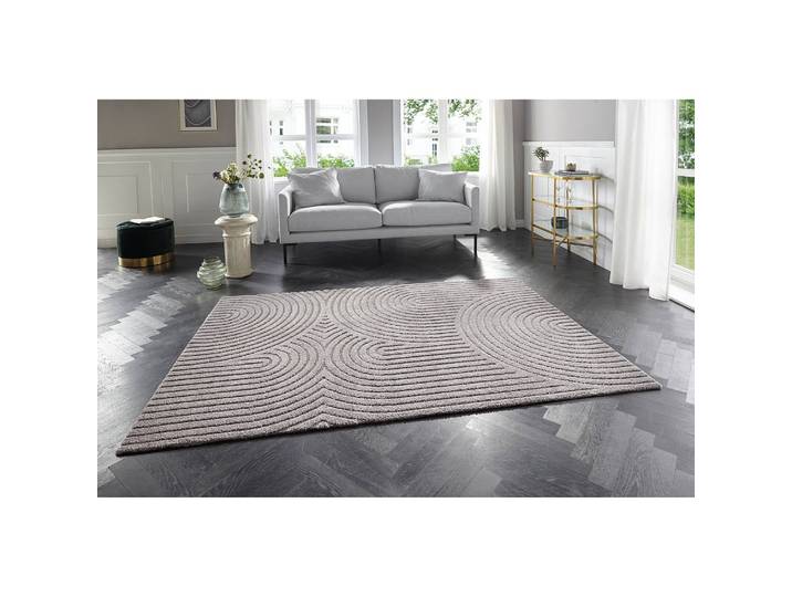 Tapis Optik Panglao Gris/Gris 200 x 290cm Tissu