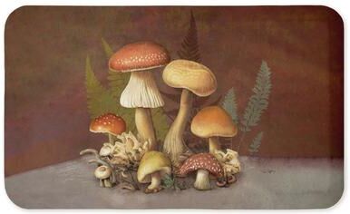 "Stupell Mushrooms & Ferns Printed Anti-Fatigue Floor Mat, 30""x18"""