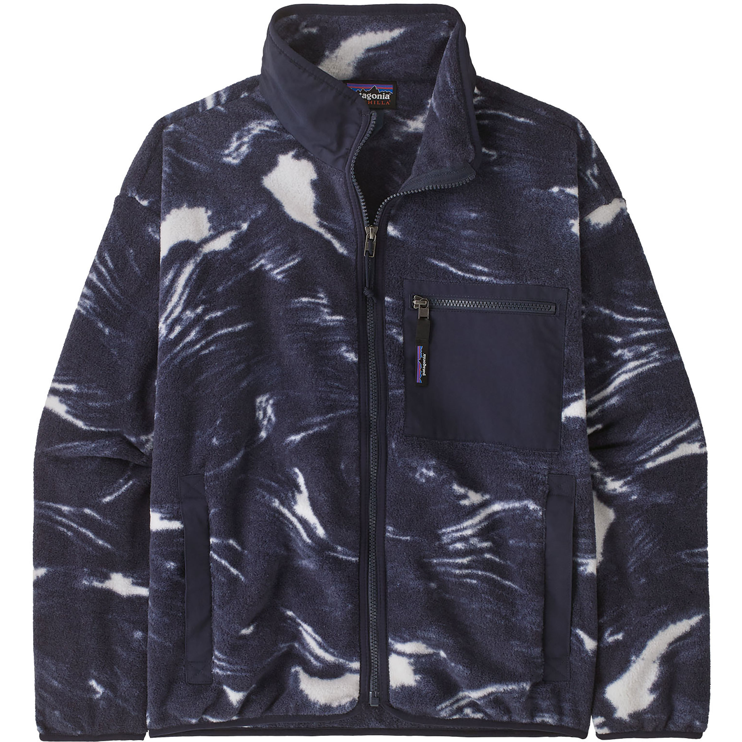 Patagonia Synchilla Damen Fleecejacke blau Größe S Camping Atmungsaktiv