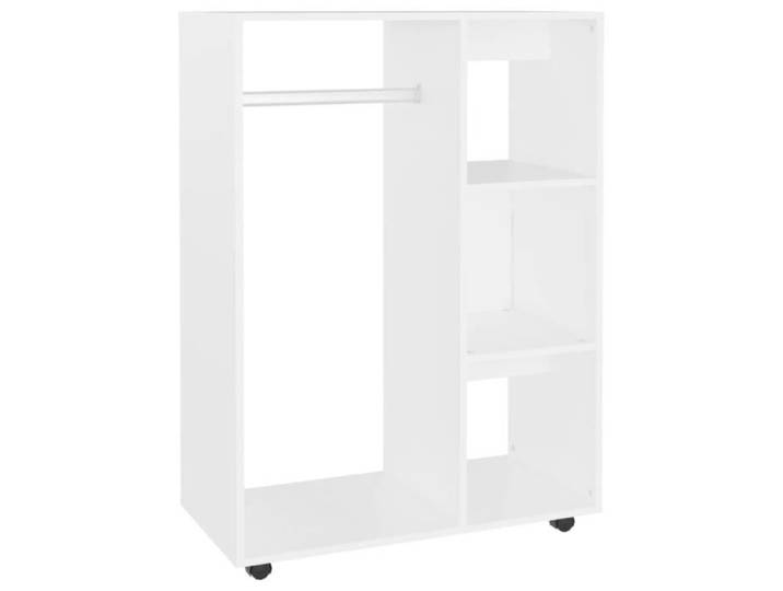 Garde-robe - OMABETA - M11337 - Blanc - 80x40x110 cm - Aggloméré