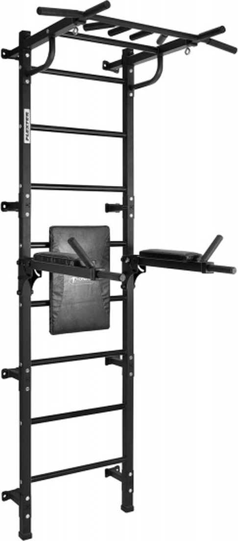Gamma Workout Grand Sprossenwand aus Metal für Erwachsene - schwarz elite