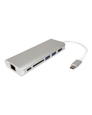 ROLINE DockStn. TypC HDMI USB A+C SD LAN Kabel Digital/Daten Digital/Display/Video Netzwerk PATCHKABEL CAT 5e 3.0 (12.02.1037)