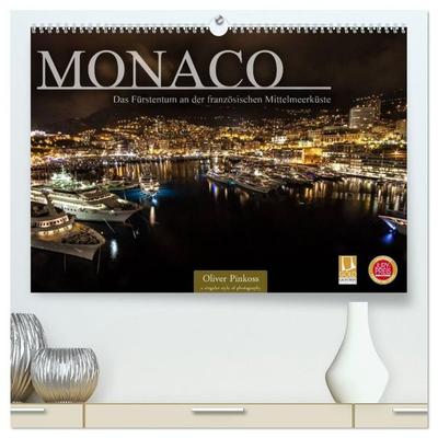 Monaco - Das Fürstentum an der französischen Mittelmeerküste (hochwertiger Premium Wandkalender 2027 DIN A2 quer), Kunstdruck in Hochglanz