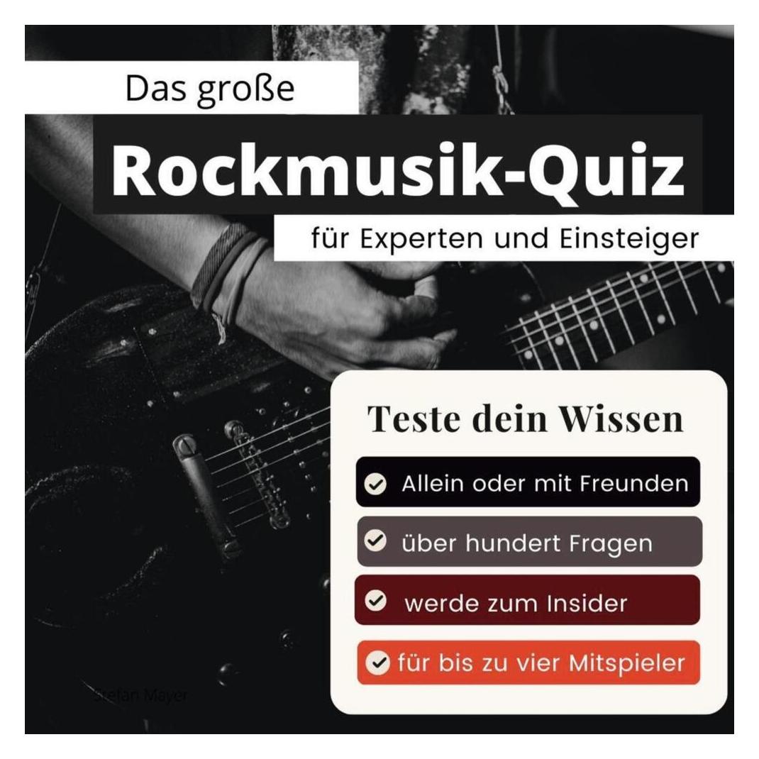 Various Publishers Das grosse Rockmusik-Quiz für Experten und Einsteiger (Deutsch, 1 - 4 Spieler) (47450601)