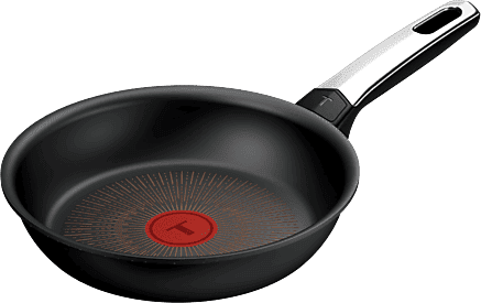 Sartén - Tefal Excellence Jordi Cruz G3200443, 24 cm, Revestimiento antiadherente, Inducción, 2-3 personas, Máximo calentamiento, Negro
