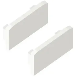 Brumberg 53086260 Endkappen-Set zu LED-Anbauprofil 53604260, silber