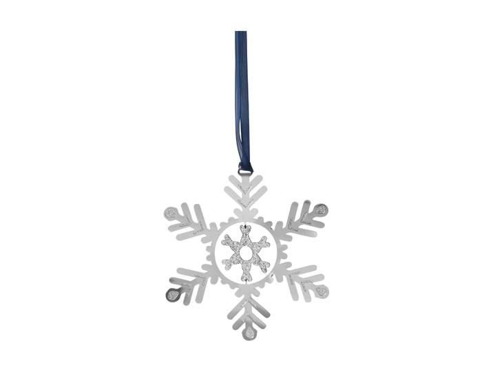 Pluto Design Suspension de Noël Snowfall Argent