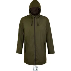 NEOBLU Wasserdichte Herren Wachsjacke Regen-Jacke Antoine Men deep khaki XL