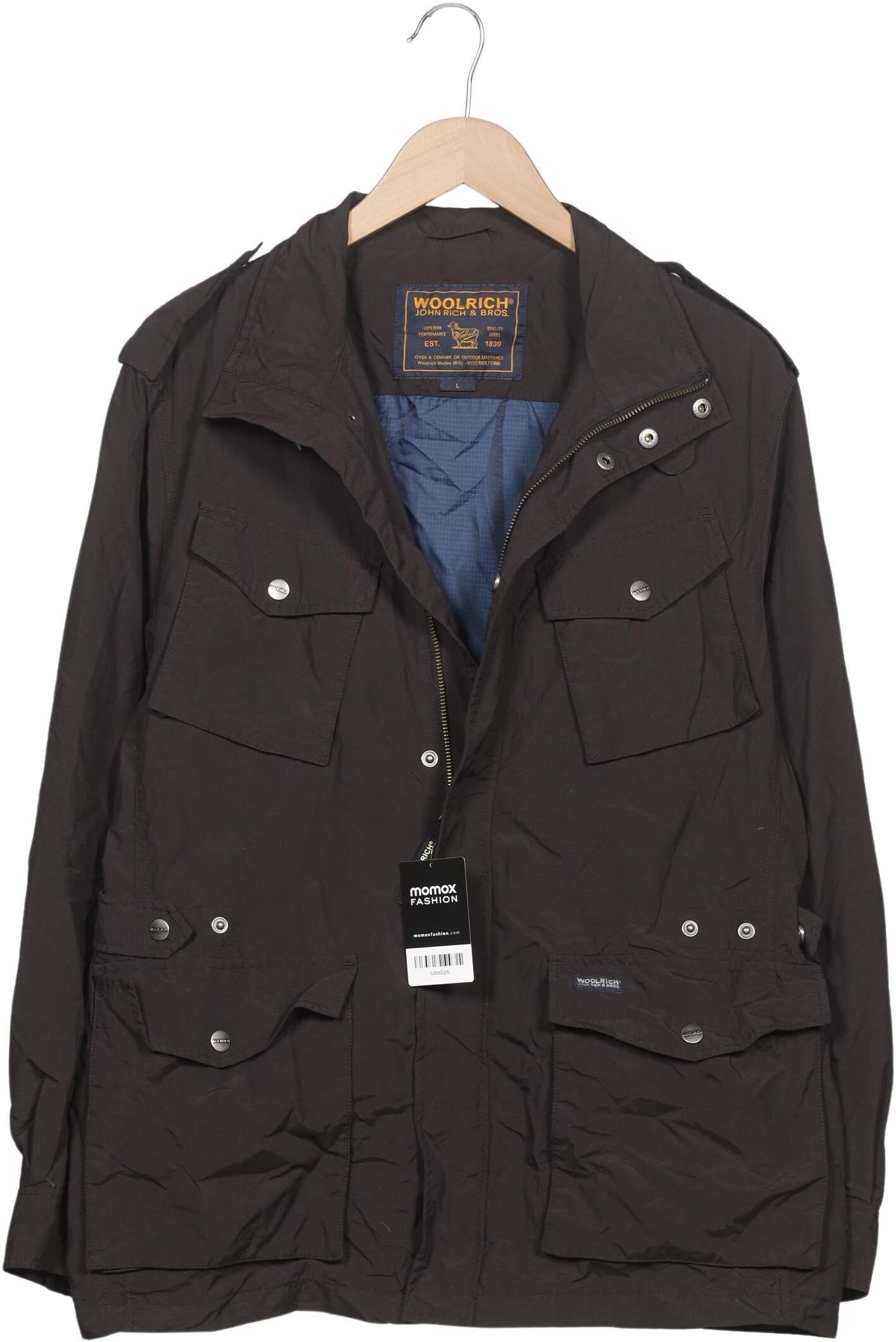 Woolrich Herren Jacke, Braun, Gr. L, Synthetik - Second Hand