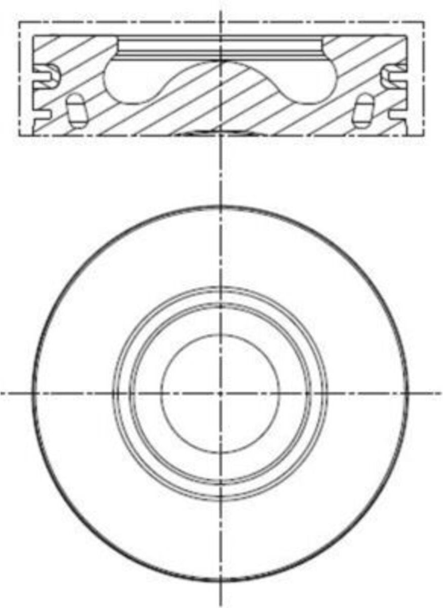 Kolben MAHLE 013 PI 00137 000