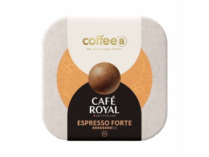 CoffeeB Espresso Forte 9 Stück Kaffeekugeln – CoffeeB Kapseln/CoffeeB Balls