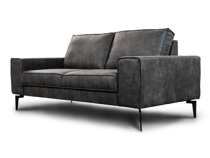 Dunkelgraues Dreisitzer-Sofa MICA