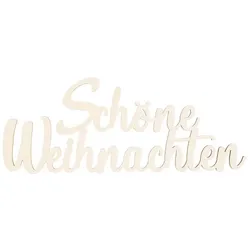 Schriftzug "Schöne Weihnachten"
