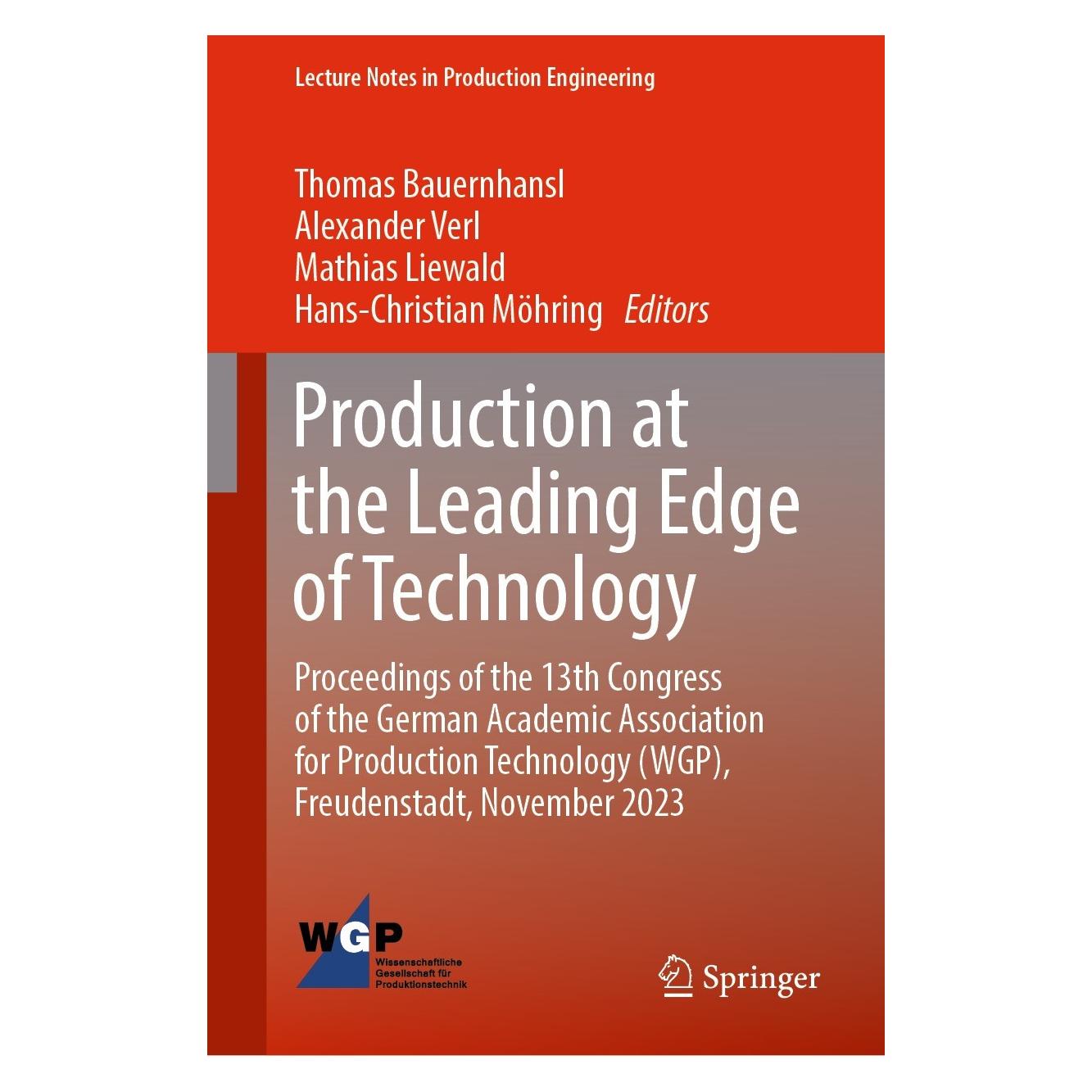 Springer Production at the Leading Edge of Technology (Englisch, Hardcover, Alexander Verl, Hans-Christian Möhring, Mathias Liewald, Thomas Bauernhansl) (9783031473937)
