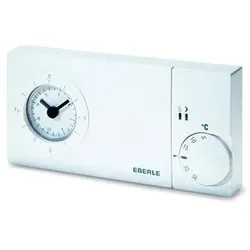 Eberle 517270421100 Uhrenthermostat, Wochenprogramm, 5-30C, mit TA Ausgang, 24V, 1Wechsler, potential frei, 16 A easy 3 pw/24V
