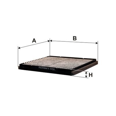 FILTRON Filter, Innenraumluft K 1115A für Volvo