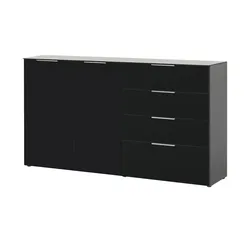 Primo Sideboard  Levi ¦ schwarz ¦ Maße (cm): B: 184 H: 102 T: 42.0