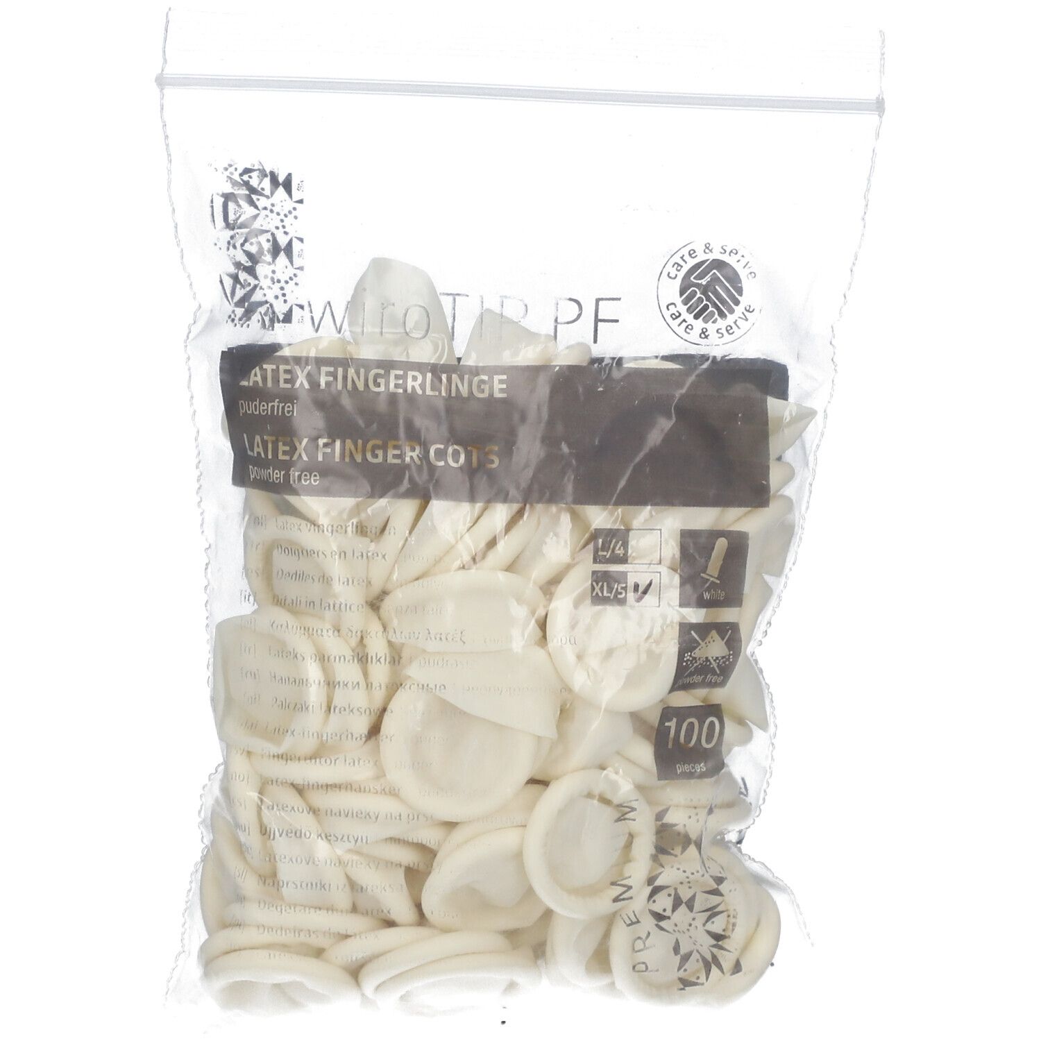 Fingerling Latex Gr.5 extra large 100 St