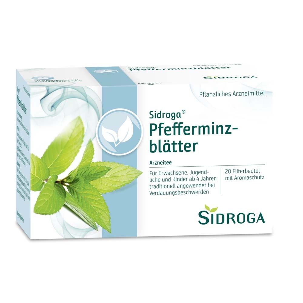Sidroga Pfefferminzblätter Tee Filterbeutel 20x1,5 g