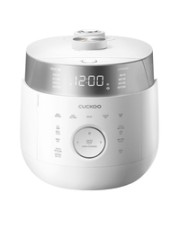 Cuckoo Weiß 1,4 l Tasten Drehregler Berührung Edelstahl 1090 W 120 V Twin Pressure 6 Servings 1.4 l, (CRP-LHTR0609F)