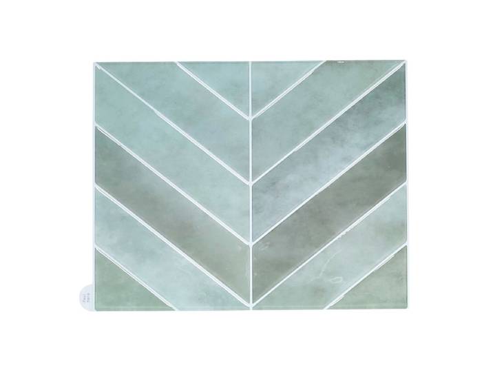 Selbstklebendes Rückwand-Set EDI 4-teilig plastik türkis 29x23x0.1cm