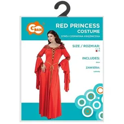 GoDan Rotes Prinzessinnenkostüm für Erwachsene, Grösse M (M)