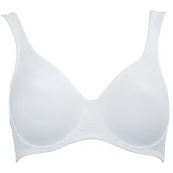 ROSA FAIA Damen BH - Twin, Bügel-BH, Mikrofaser, T-Shirt-BH, atmungsaktiv Weiß / 90F