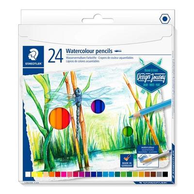 STAEDTLER Aquarellstifte 146 10C wasservermalbar, 24er Set