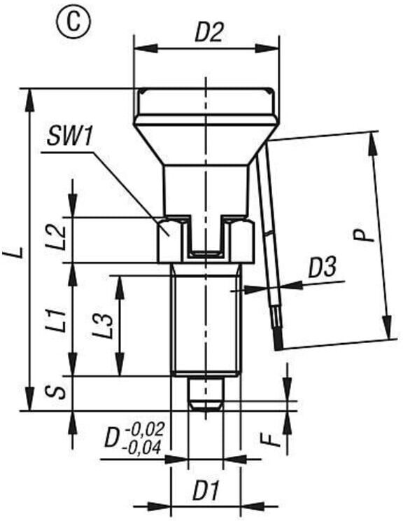 KIPP Arretierbolzen (K1744.33081)