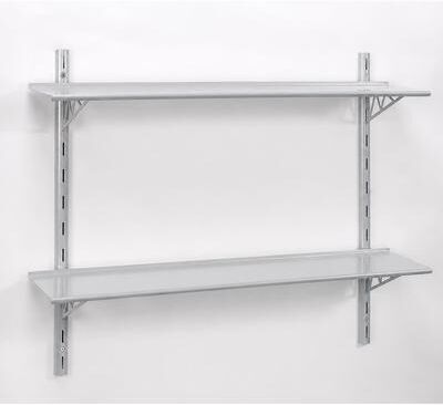 Wallscapes Puzzle Shelf Kit - Silver Metal with Bracket